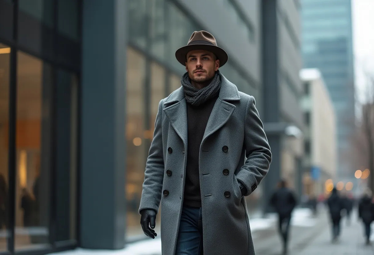 manteau chapeau